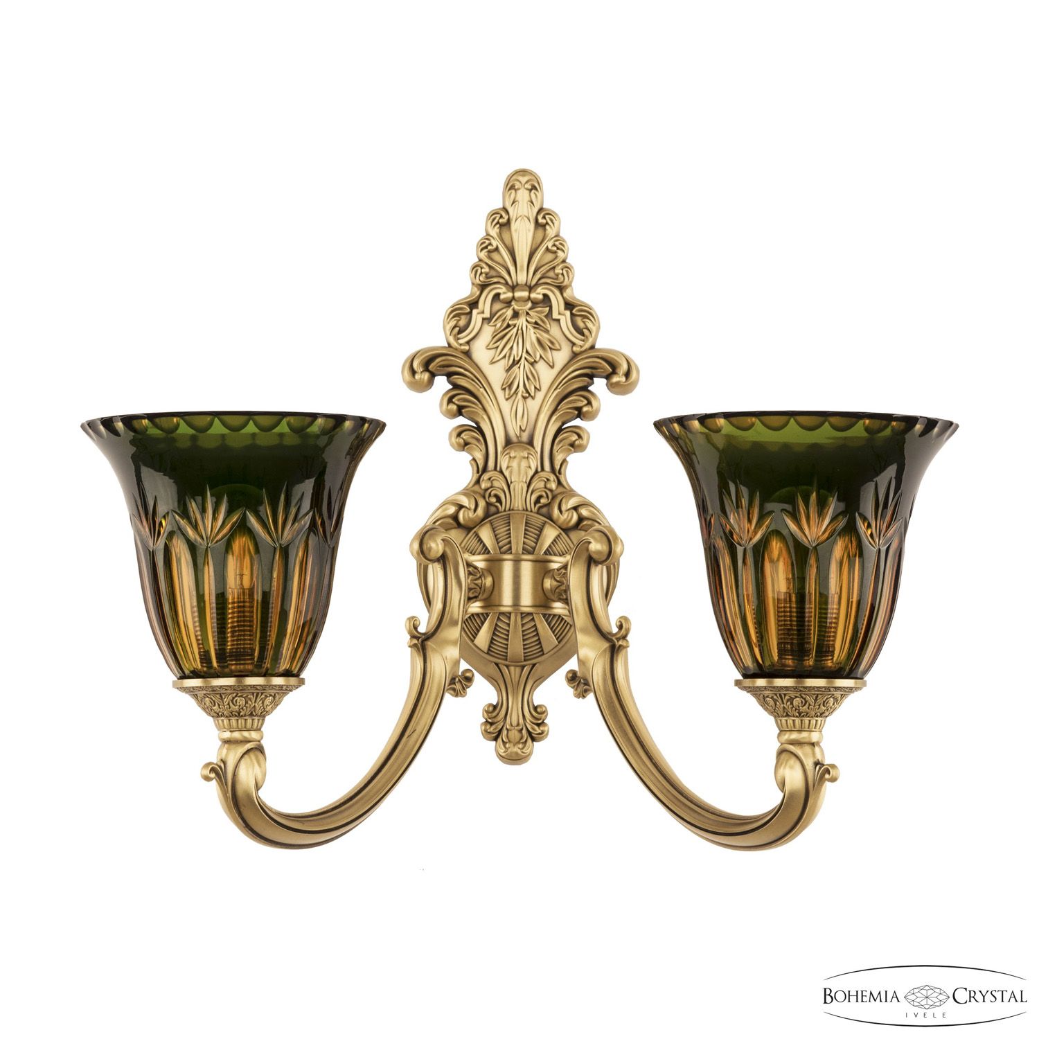 

Бра Bohemia Ivele 7209B15/2/175 FP P2 U Amber-Green/H-1I, 7209B15/2/175 FP P2 U Amber-Green/H-1I