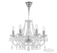 Хрустальная люстра Bohemia Ivele Crystal 107/6/165 Ni_BI