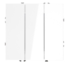 Выключатель встраиваемый VOLTUM S70 трехклавишный 10А, VLS030101