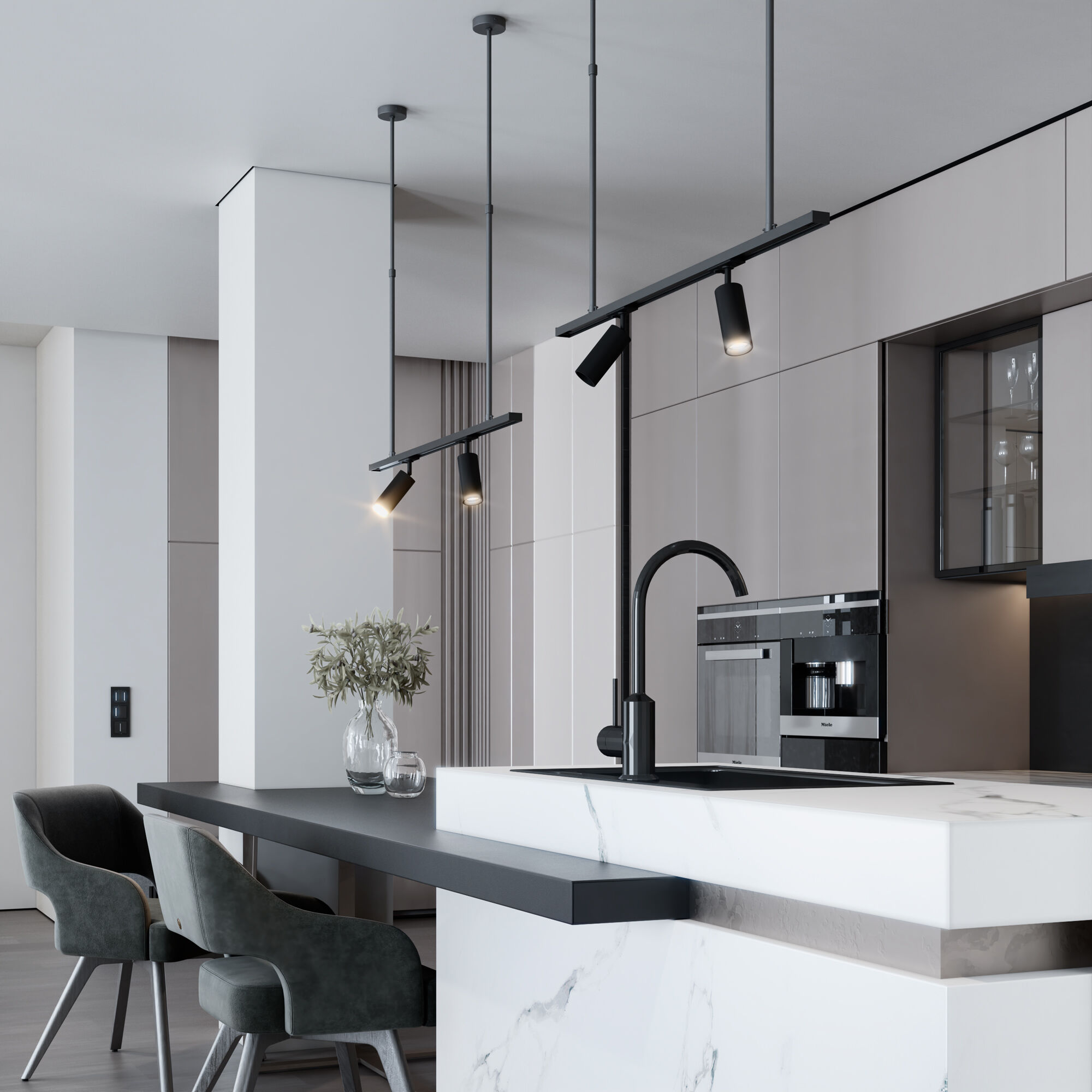 Стойка для шинопровода с регулируемой высотой Basic System Elektrostandard a065262_ES