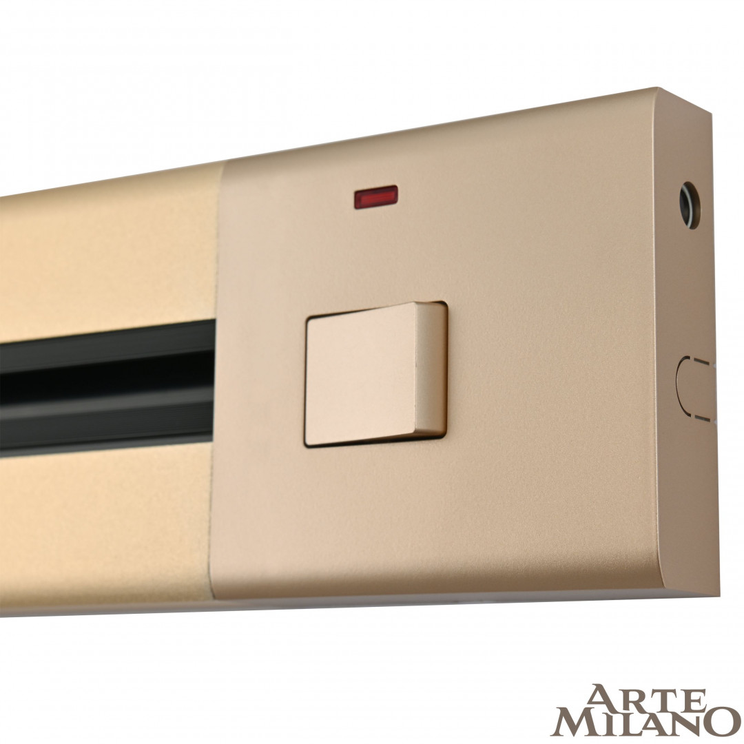 Шинопровод накладной Arte Milano track-sockets 385205TOB/50 Gold
