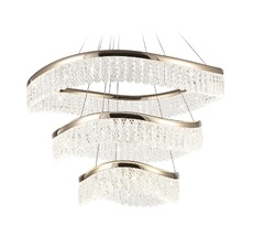 Подвесная люстра Ambrella light с хрусталем Traditional TR49731_AMB