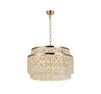 Подвесная люстра Newport TIFFANY 8530/60 C gold polished_NP