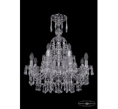 Хрустальная люстра Bohemia Ivele 1403/8+4/195/XL-65 Ni_BI