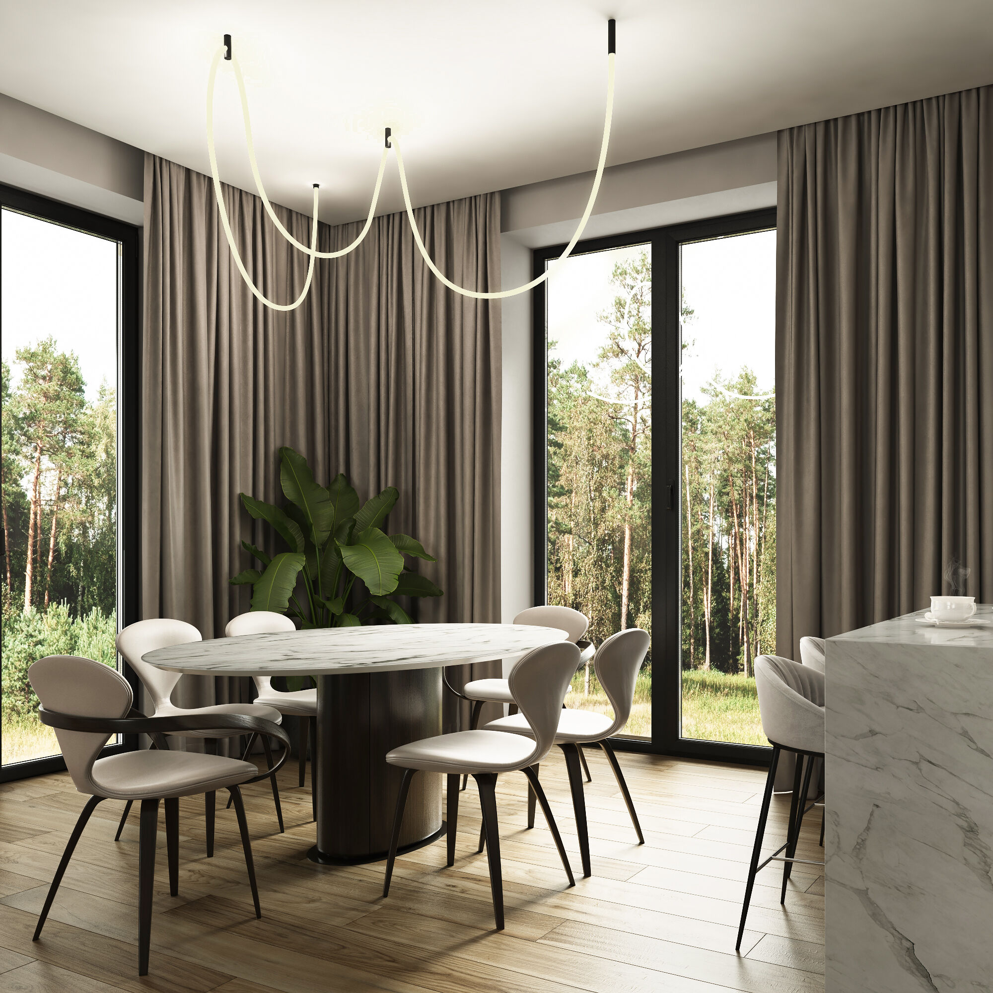 Гибкий неон 8 м 24V 12W 336Led 2835 IP20 Elektrostandard Full light a065974_ES