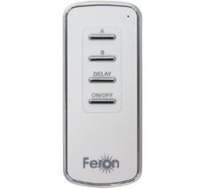 Выключатель дистанционный 1000W 2-х канальный 30м с пультом управления, TM72 23262 Feron 23262_FR