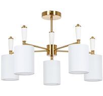 Потолочная люстра на штанге Arte Lamp Waverley A4102PL-5PB