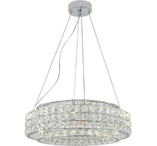 Подвесной хрустальный светильник LED (12044/A/1P Chrome) Indigo V000100L