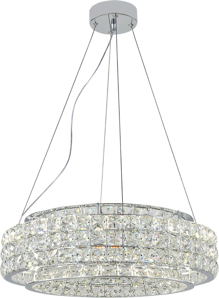 Подвесной хрустальный светильник LED (12044/A/1P Chrome) Indigo V000100L