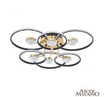 Потолочная люстра Arte Milano Ferrara 276140/6+6 BK/GD