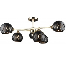 Потолочная люстра на штанге Imex MD.4211-6-S-GD+FGD_IM