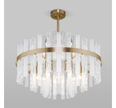 Потолочная люстра WiFi на штанге 368/9 Bogate's 368/9 Smart латунь_EU