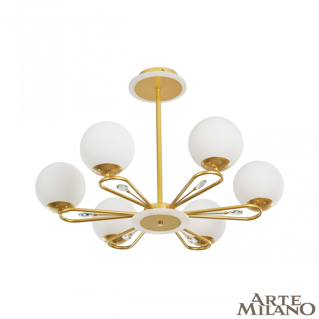 Потолочная люстра на штанге Arte Milano Neapolis 277138/6 GD