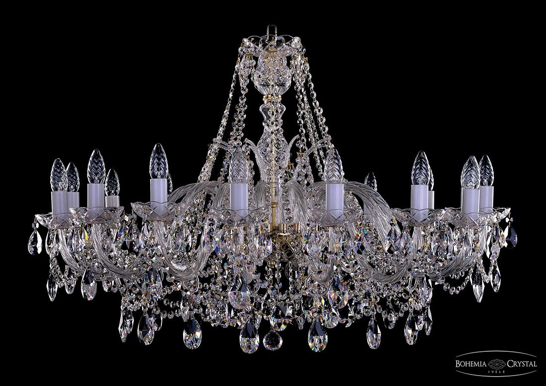Хрустальная люстра Bohemia Ivele 1411/16/360 G_BI