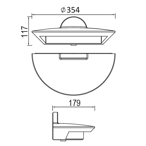 Настенный светильник уличный светодиодный IP54 Oasis Light W1880L S_OL