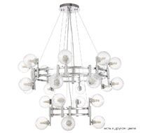 Подвесная люстра Crystal Lux LUXURY LUXURY SP16+8 CHROME_CR