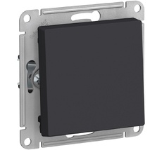 Выключатель встраиваемый одноклавишный (карбон) Systeme Electric ATN001011