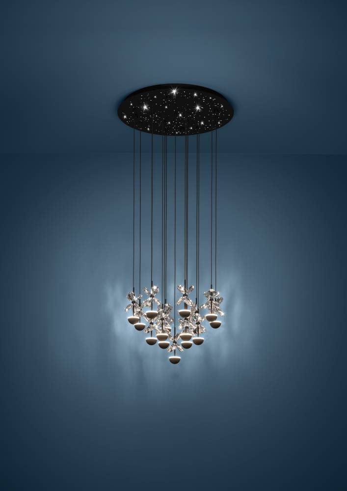 Подвесная люстра диммируемая Eglo PIANOPOLI 390277