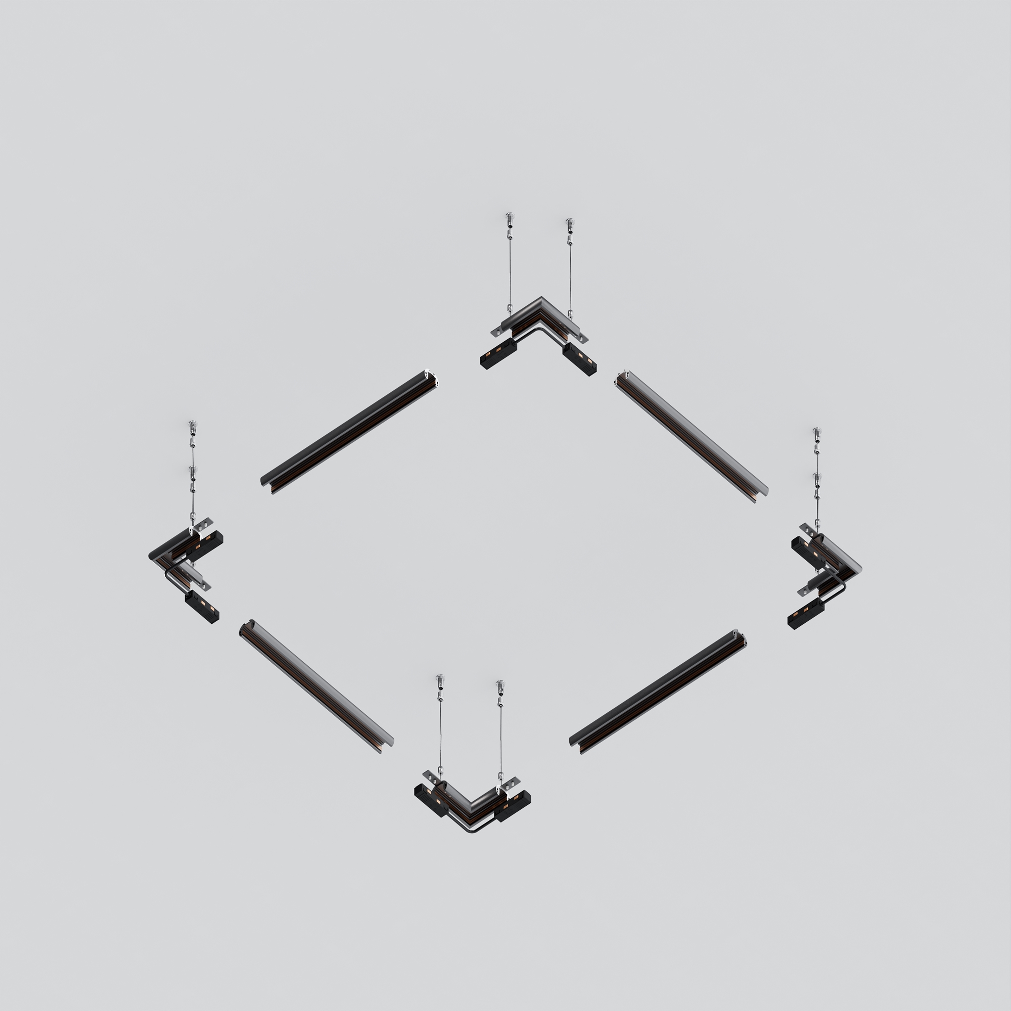 Шинопровод накладной/подвесной Maytoni Busbar trunkings Exility TRXM034-R-412B_MY