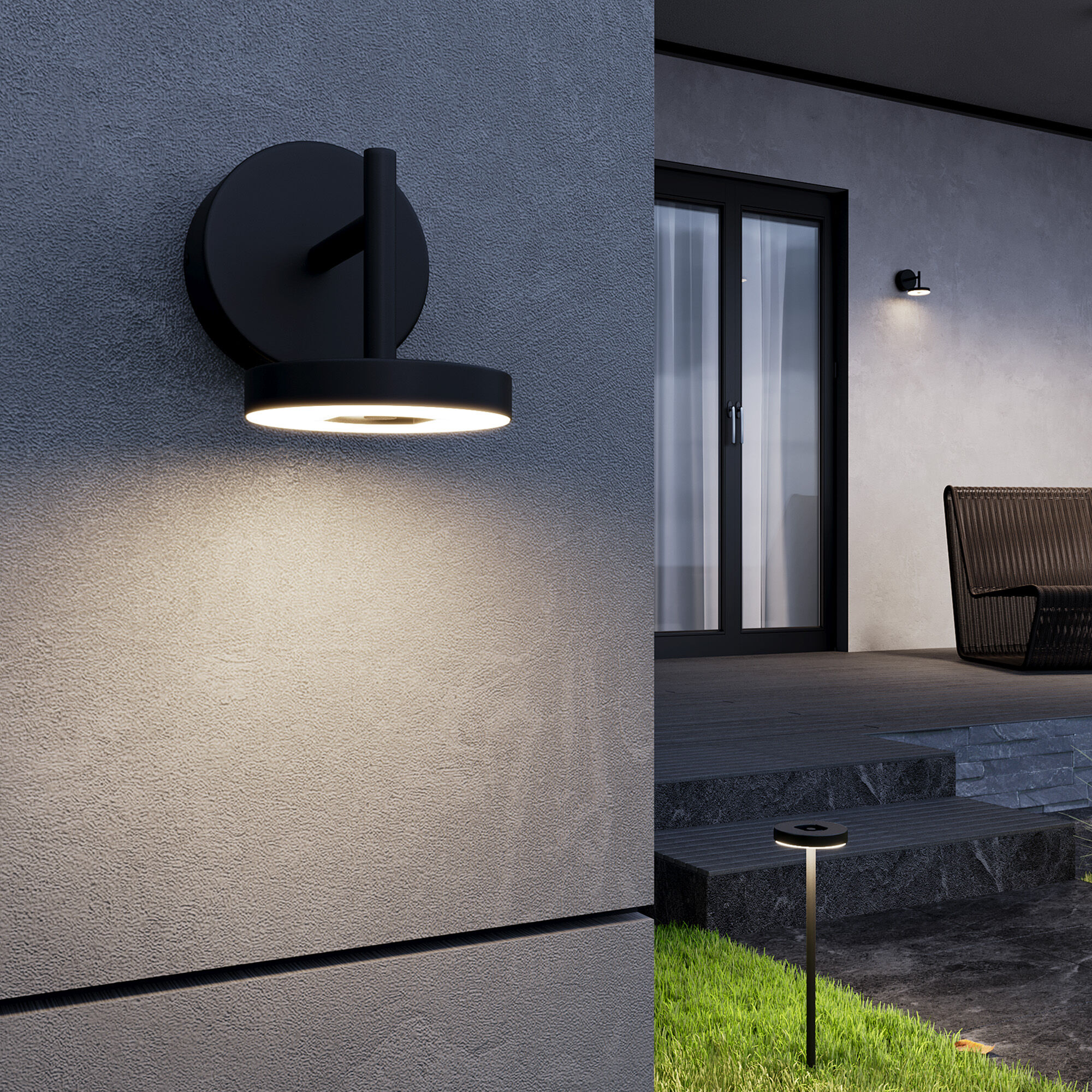 Уличный настенный светильник Elektrostandard Verano a068590_ES