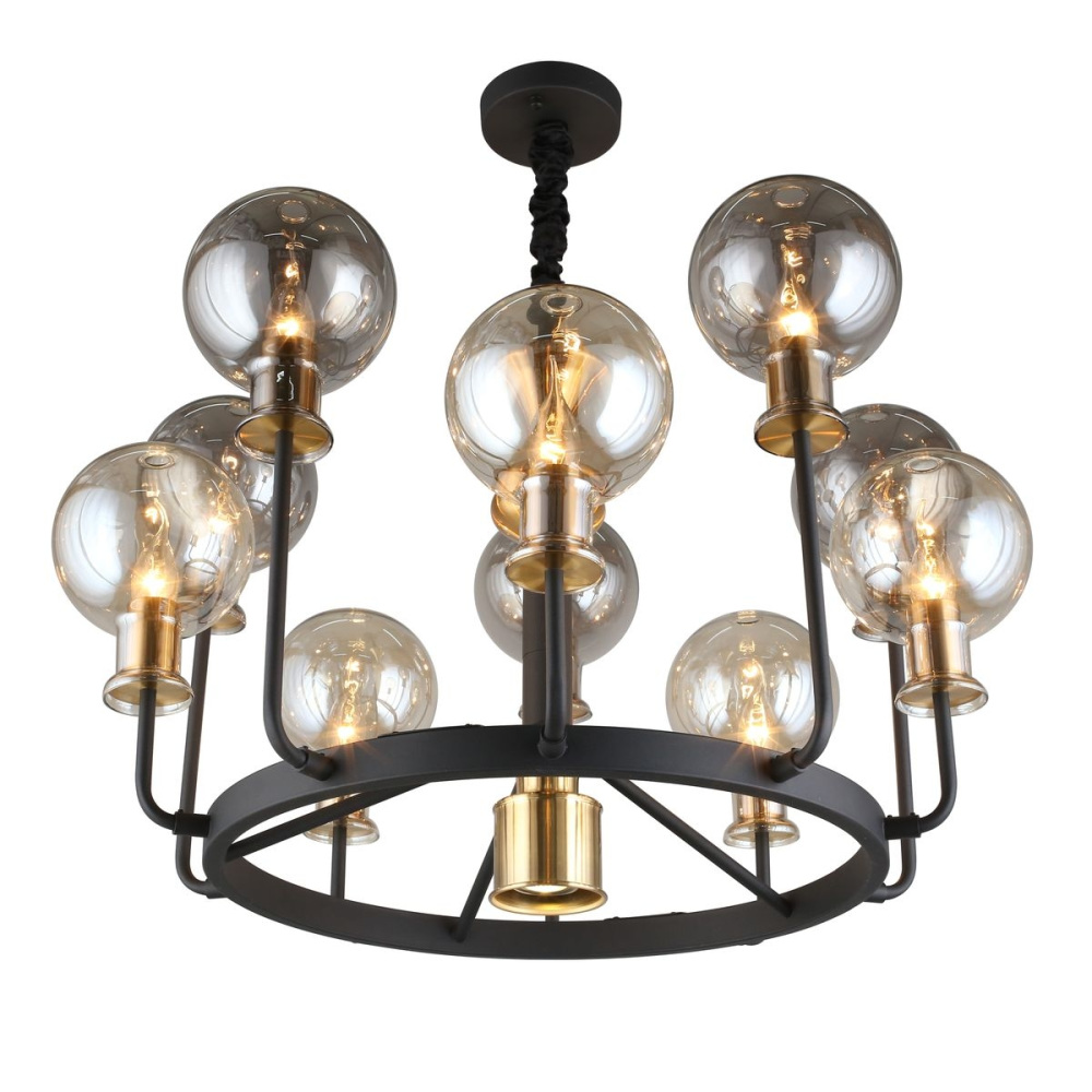 Подвесная люстра для гостиной со стеклянными плафонами Aployt APL.902.03.11