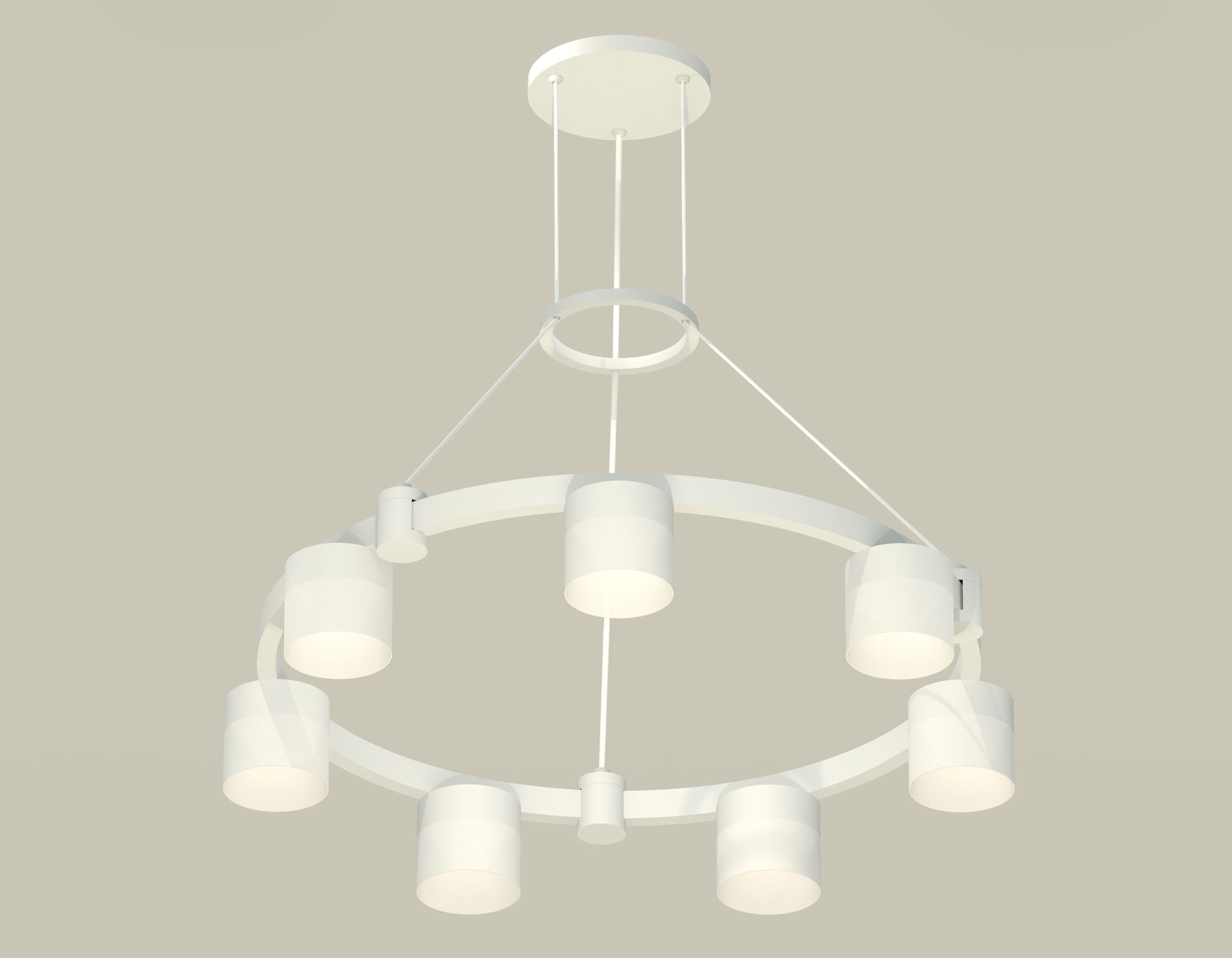 Подвесная люстра Ambrella light с акрилом Techno Ring Traditional DIY XR92031604_AMB