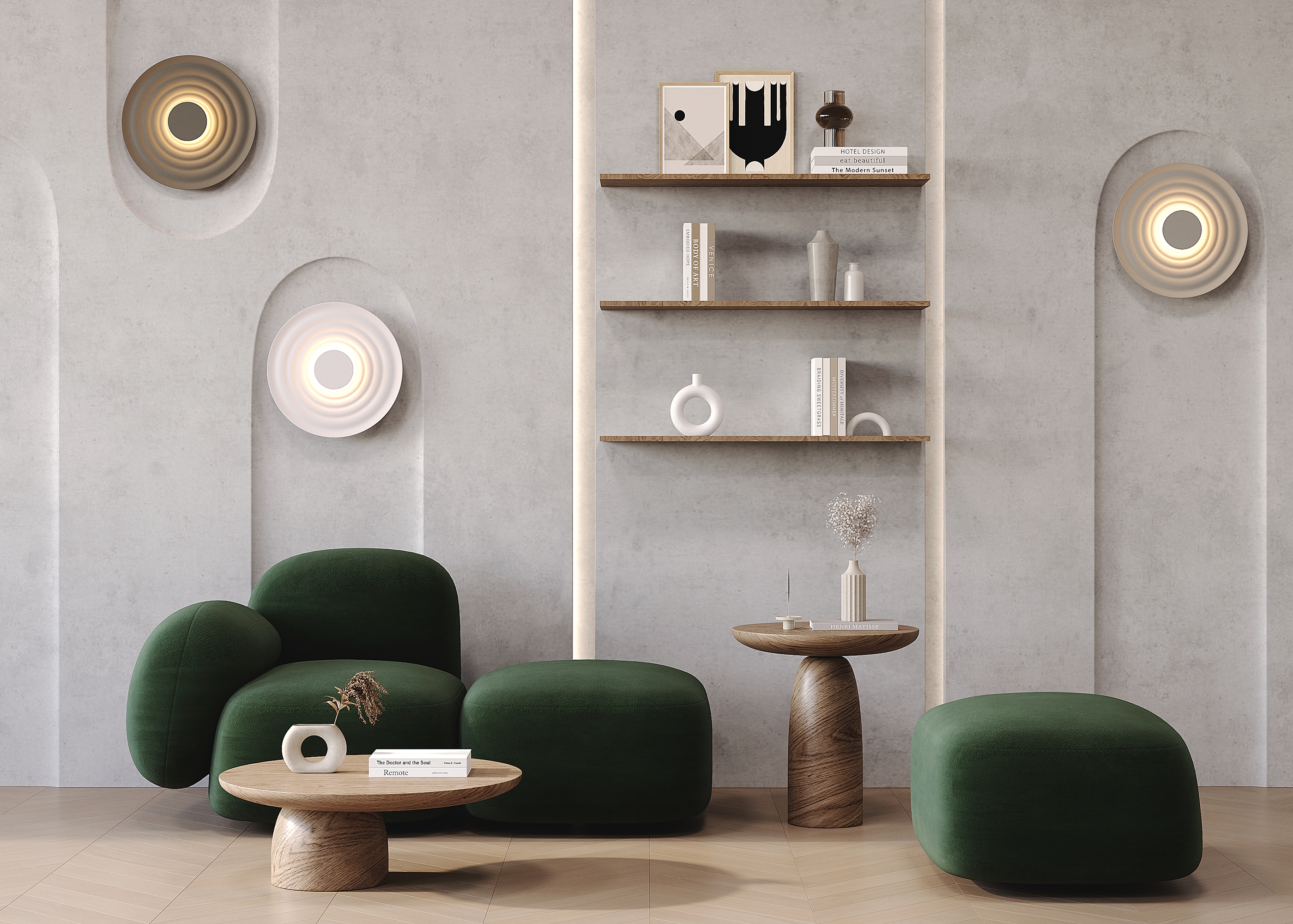 Настенный светильник Maytoni Nami MOD400WL-L5W3K_MY