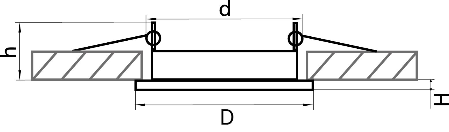 Светильник точечный встраиваемый Lightstar Tensio 212117_LS