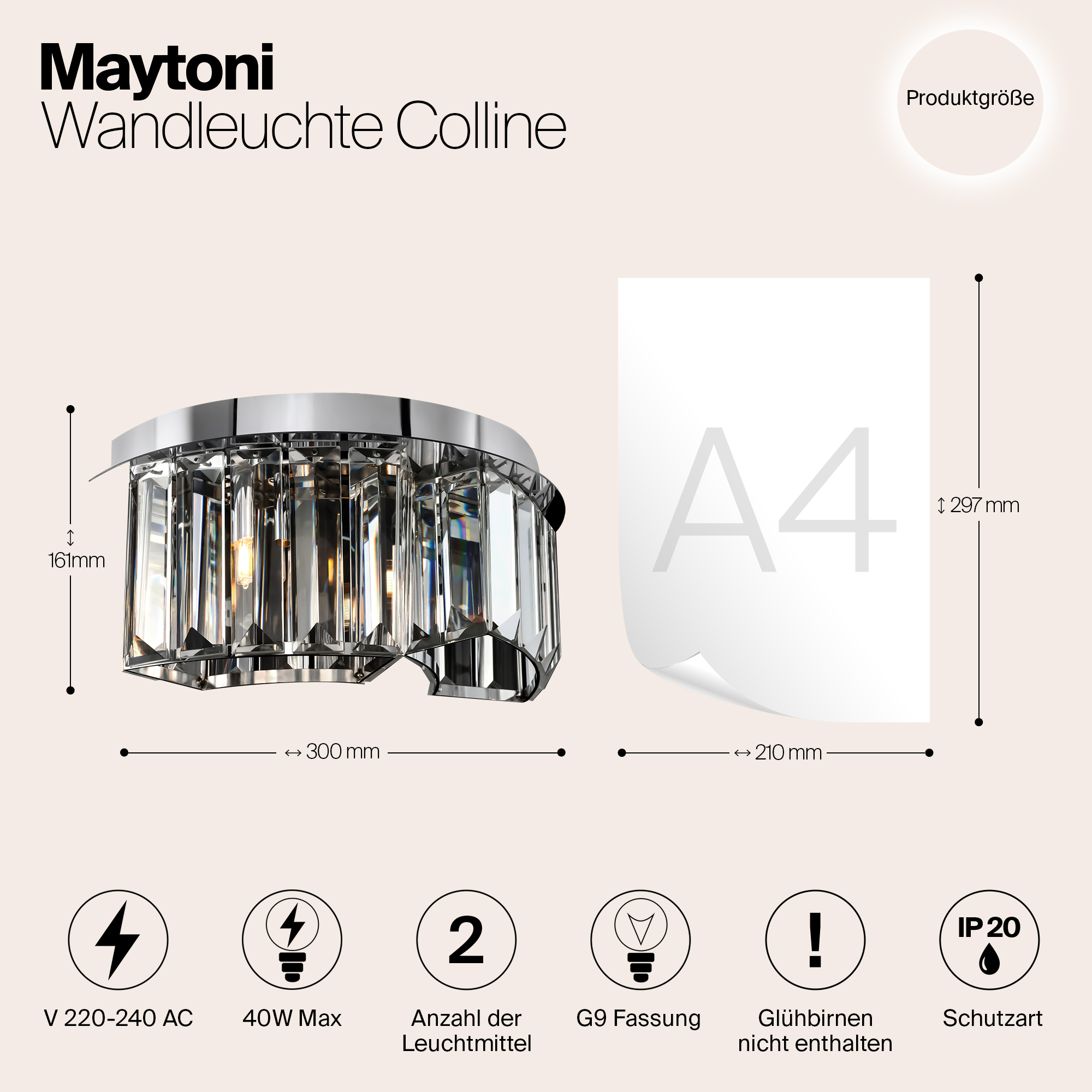 Бра Maytoni Colline MOD083WL-02CH_MY