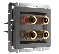 Акустическая розетка Werkel WL04-AUDIOx4 a050752_WR