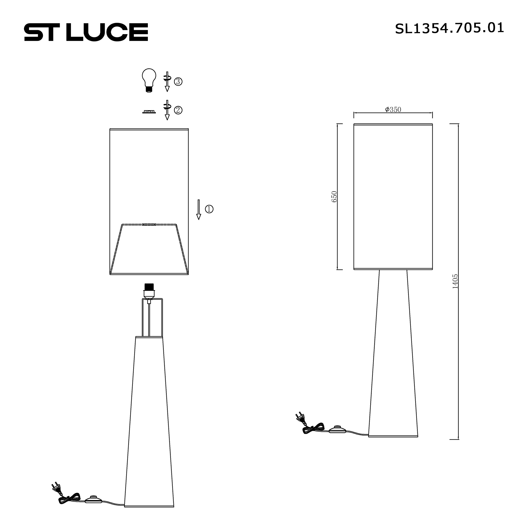 Торшер ST Luce JACKIE SL1354.705.01