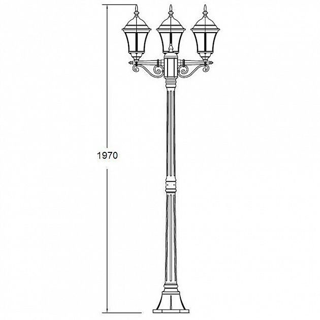 Наземный фонарь IP44 91308S Bl Oasis Light 91308SB Bl_OL