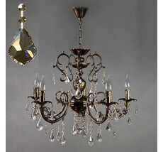 Хрустальная люстра Ambiente Ambient 8888/5 PB Honey Leaf_BZ