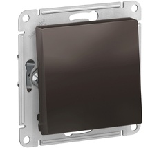 Выключатель встраиваемый одноклавишный (мокко) Systeme Electric ATN000661