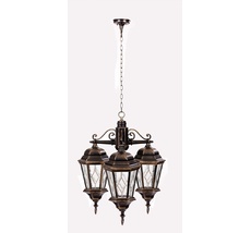 Уличный светильник подвесной IP44 Oasis Light 91470M/3 cover Gb ромб_OL