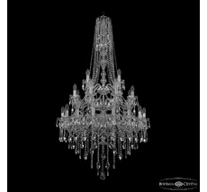 Хрустальная люстра Bohemia Ivele Crystal 1415/16+8+4/300/h-155/3d Ni_BI