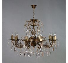 Хрустальная люстра Ambiente Ambient 8888/10 PB Leaf Crystal_BZ