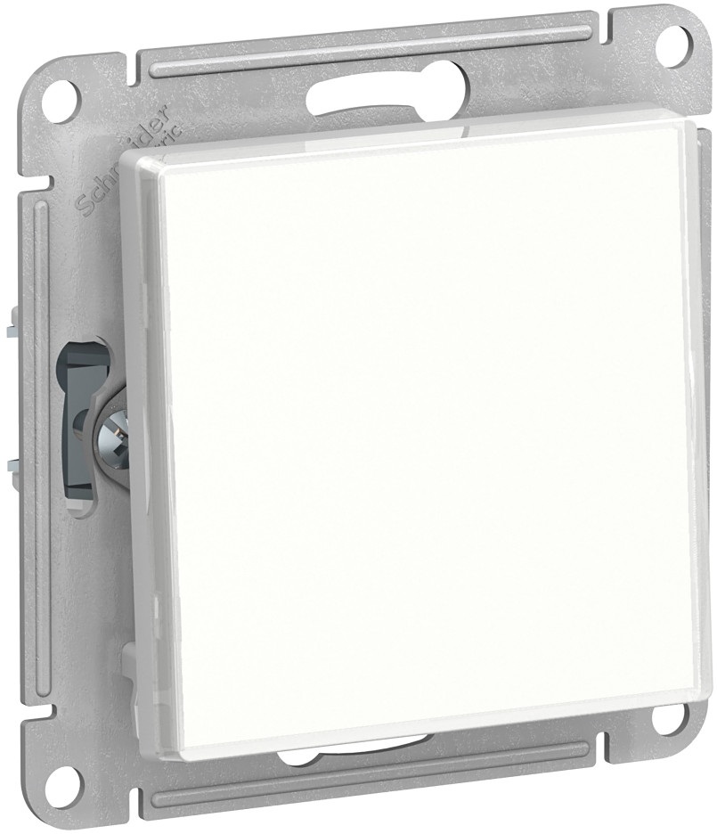 Выключатель встраиваемый одноклавишный (белый) Systeme Electric ATN200111