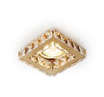 Встраиваемый светильник Ambrella light Crystal K110 CL/G_AMB