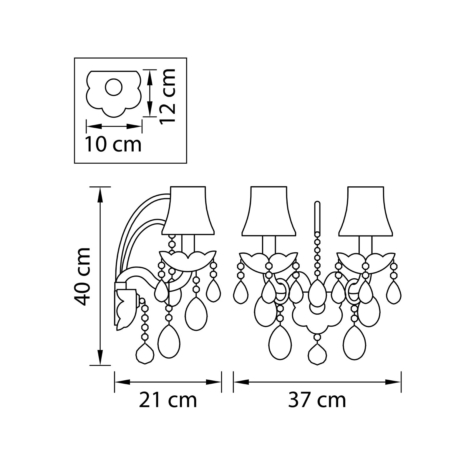 Бра LightStar Acesso 721623_LS