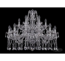 Хрустальная люстра Bohemia Ivele 1413/12+6/300/2d Ni_BI