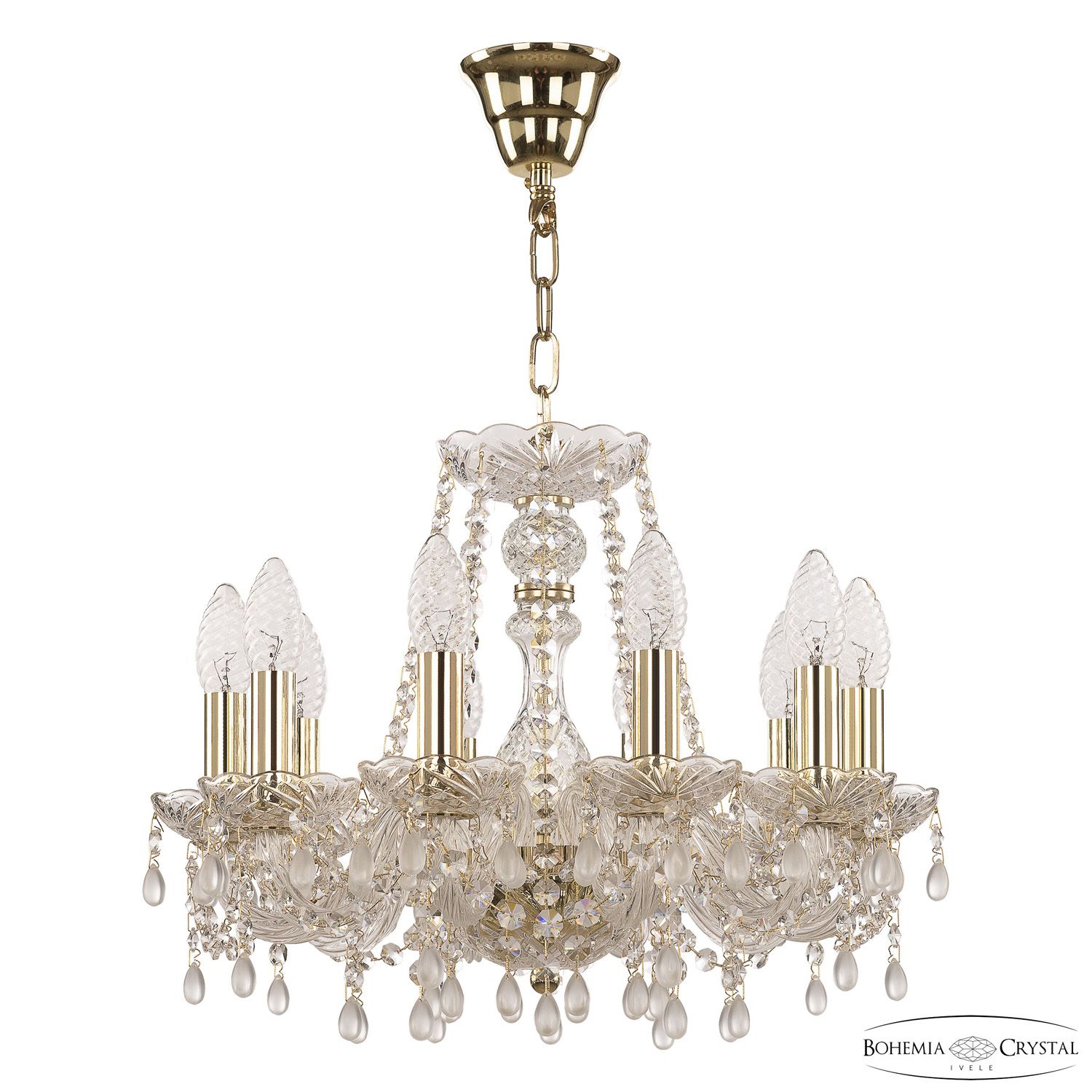Хрустальная люстра Bohemia Ivele Crystal 112/10/141 G V0300_BI