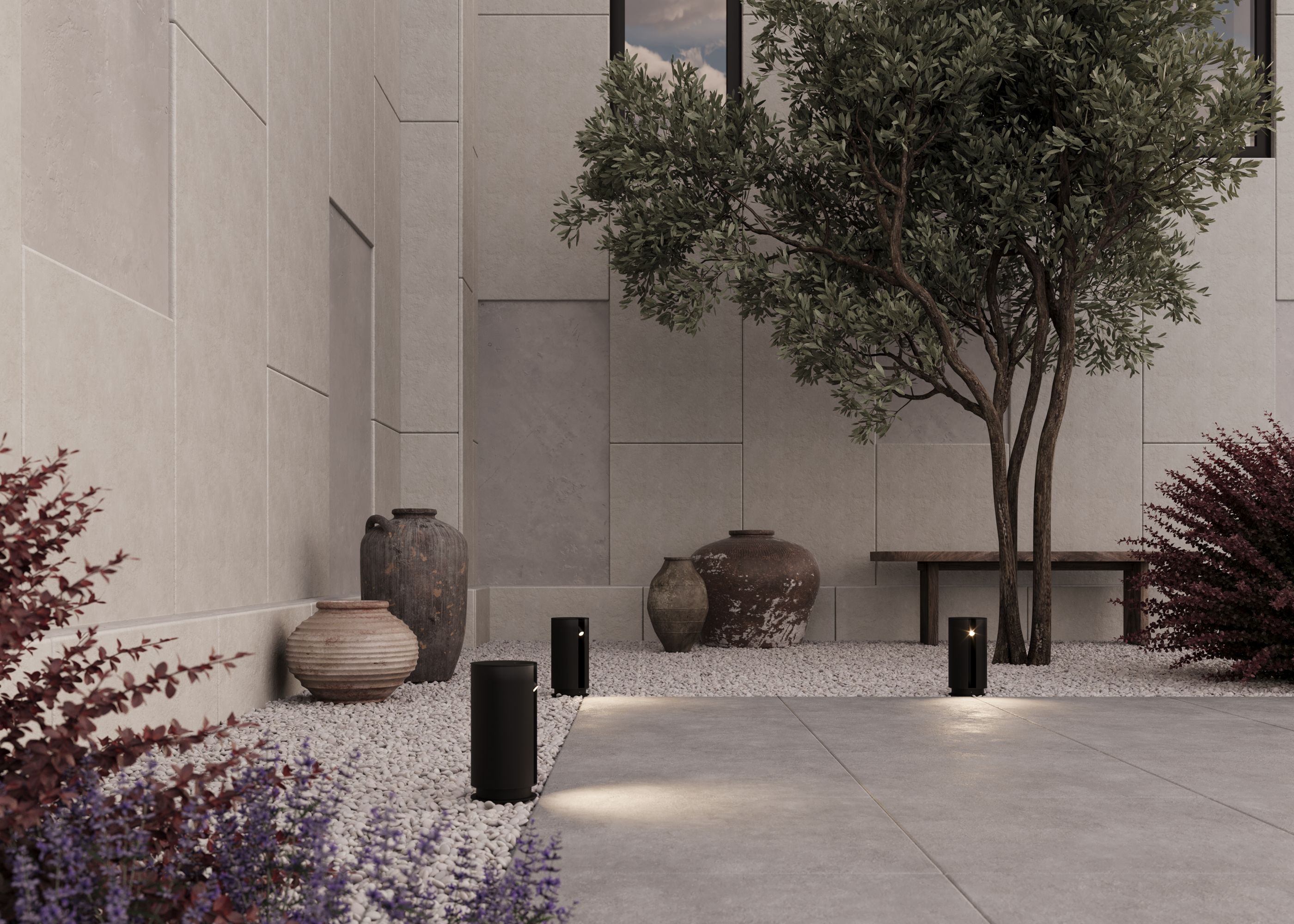 Ландшафтный светильник Outdoor Maytoni Cave O468FL-L3B3K_MY