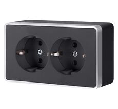 Розетка двойная с заземлением Werkel Gallant a051154_WR