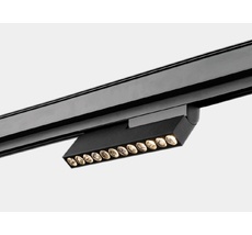 Трековый светильник светодиодный, магнитный, черный, 12Вт, 48V IP20 3000К Lumker SY-LINK-FL-BL-12-WW_SW