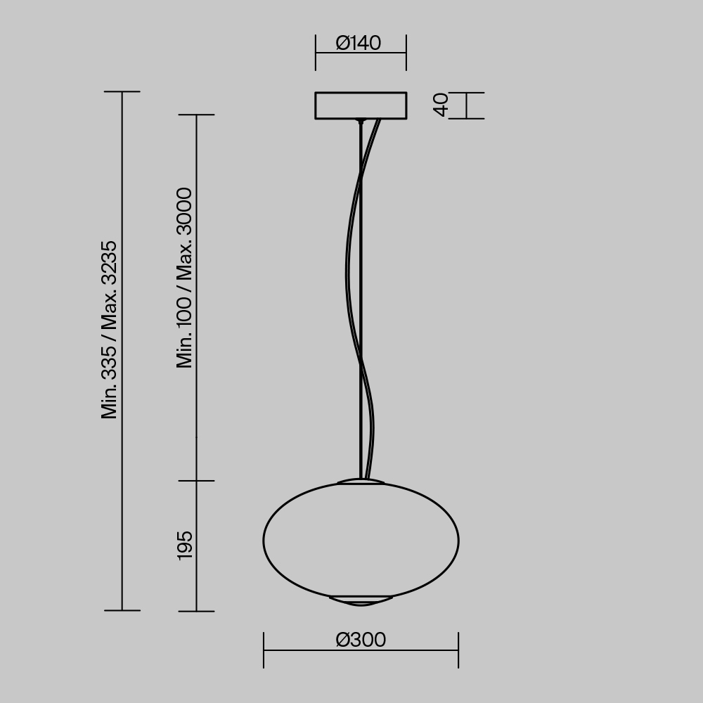 Подвесной светильник Maytoni Bruma MOD397PL-L12CH3K_MY