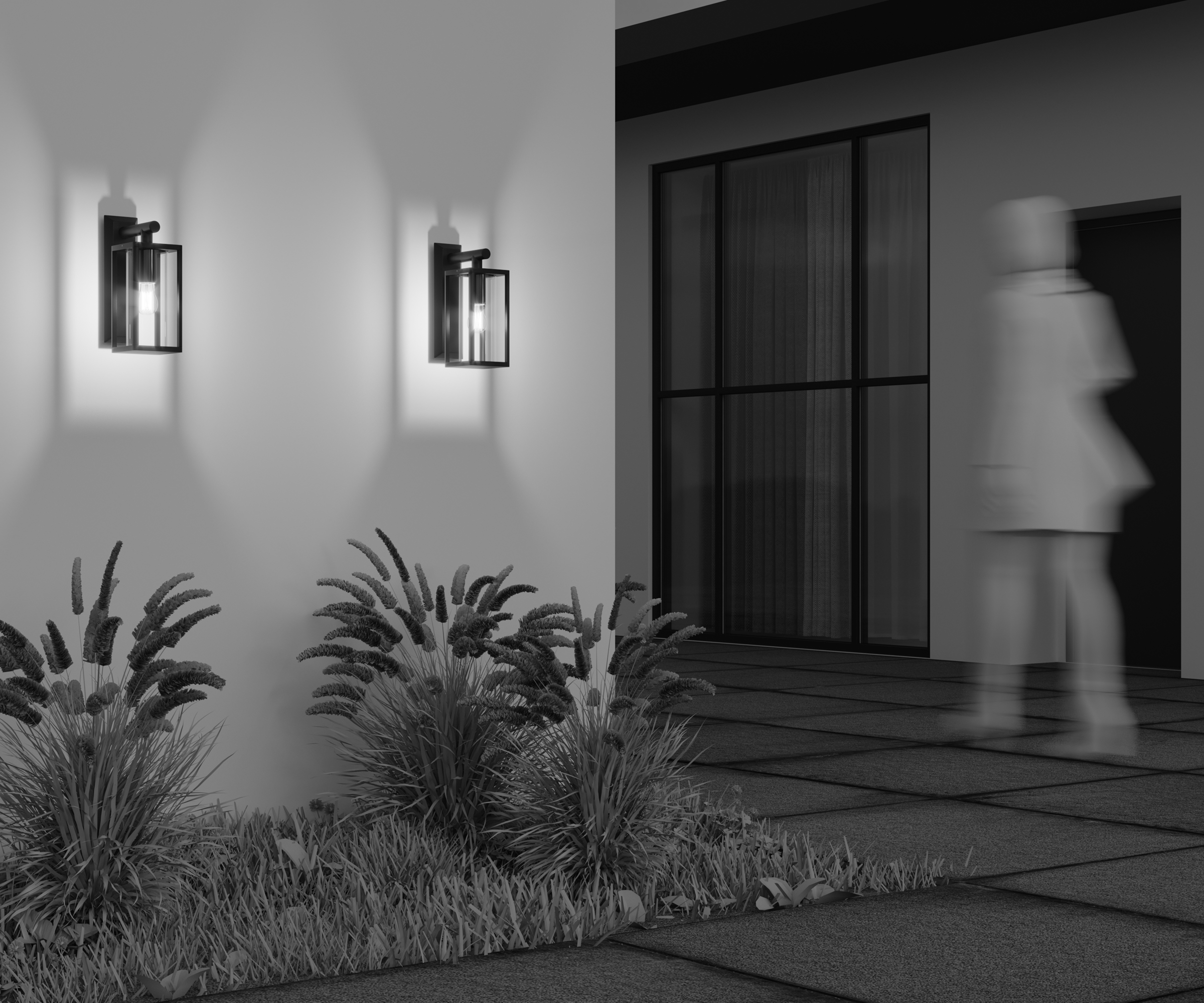 Уличный настенный светильник Maytoni Cell O452WL-01GF1_MY