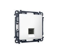 Розетка компьютерная Ambrella Volt ALFA RJ-45(8P8C) CAT6 с защитной шторкой QUANT MA132010_AMB