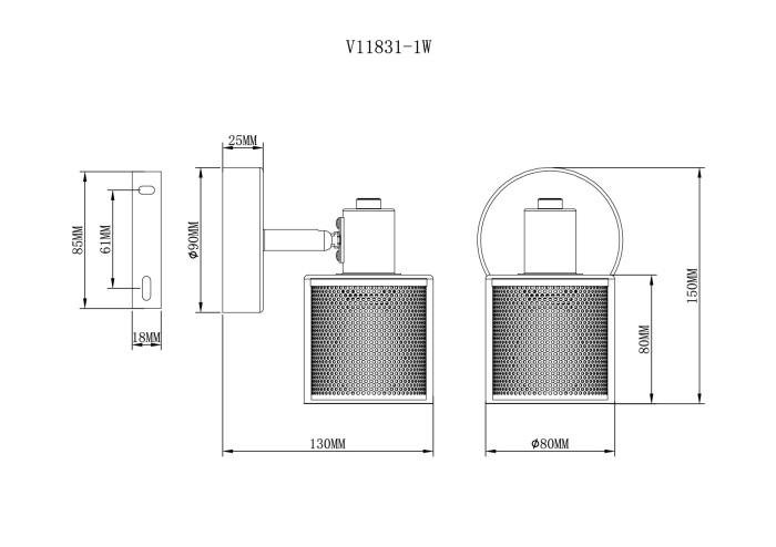 Спот Moderli V11831-1W_MD