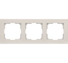Рамка на 3 поста Stark WL04-Frame-03-ivory a050910_WR